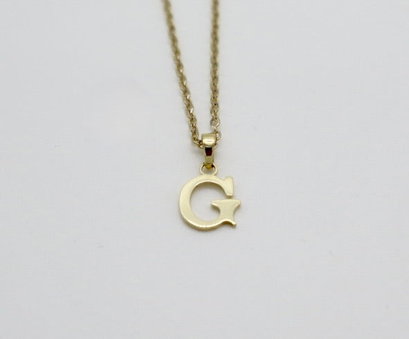 PENDENTIF LETTRE EN OR 10k ( A à Z)
