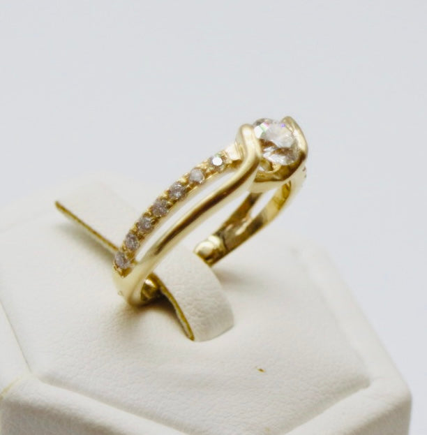 BAGUE DIAMANT BYPASS