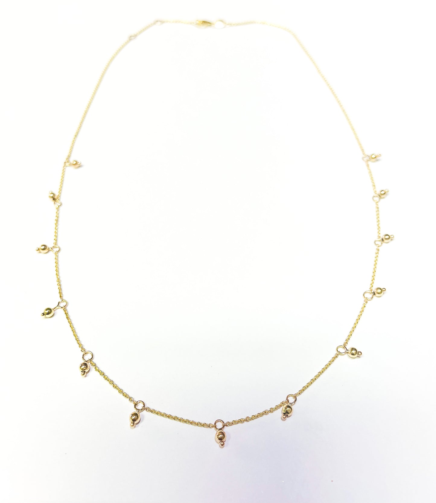 Collier Petites boules en or 14K