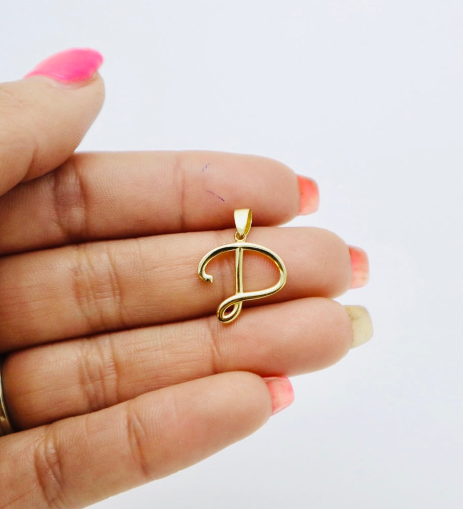 PENDENTIF LETTRE EN OR 10k ( A à Z)