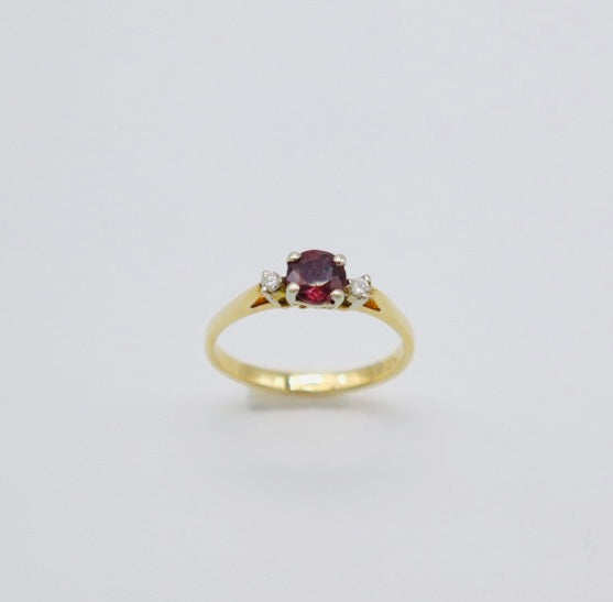 Bague Rubis et Diamants 14k