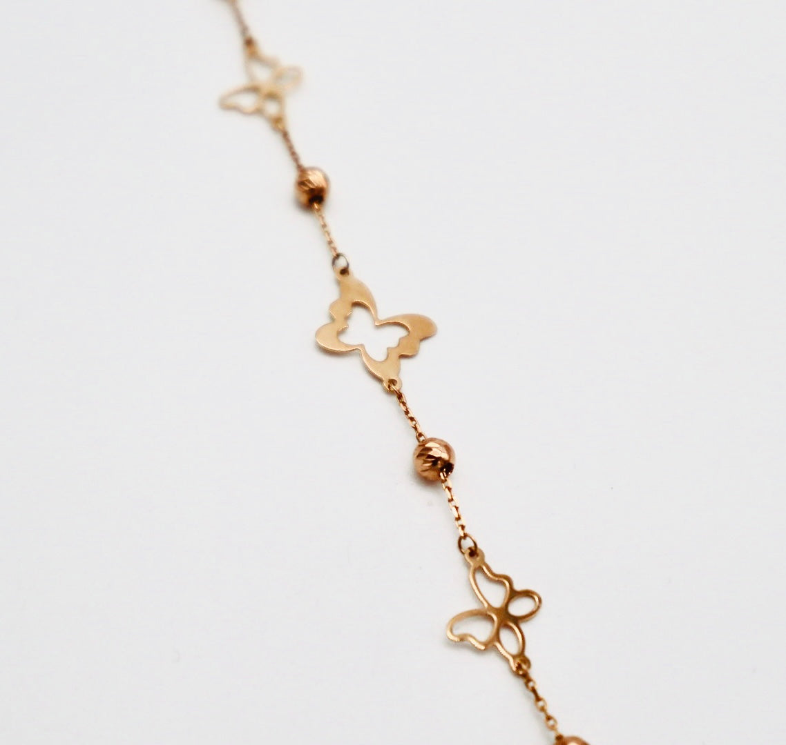 Bracelet Papillon 10k