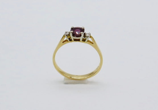 Bague Rubis et Diamants 14k