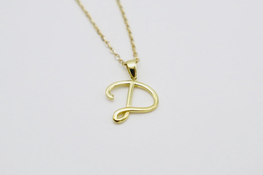 PENDENTIF LETTRE EN OR 10k ( A à Z)