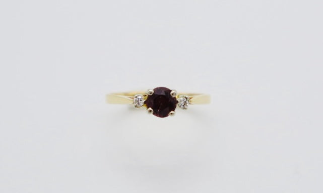 Bague Rubis et Diamants 14k