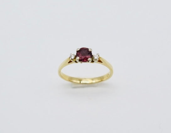 Bague Rubis et Diamants 14k