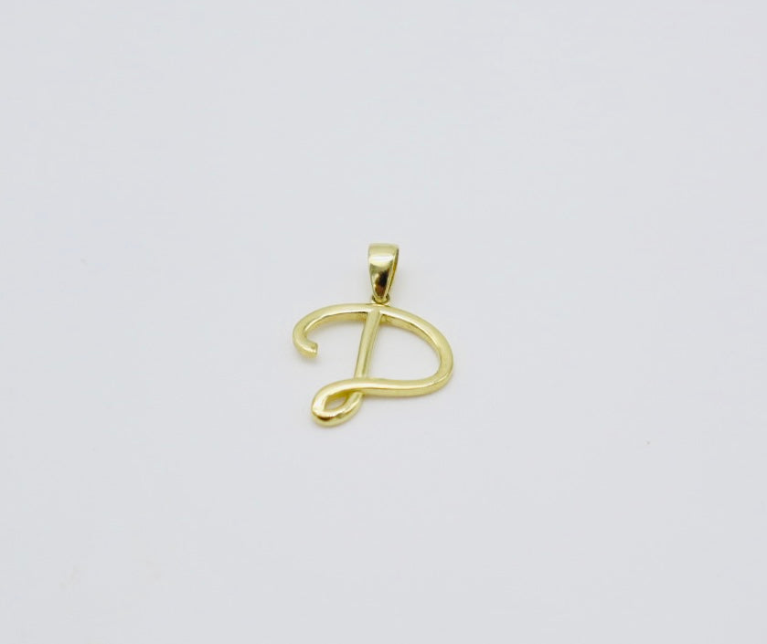 PENDENTIF LETTRE EN OR 10k ( A à Z)