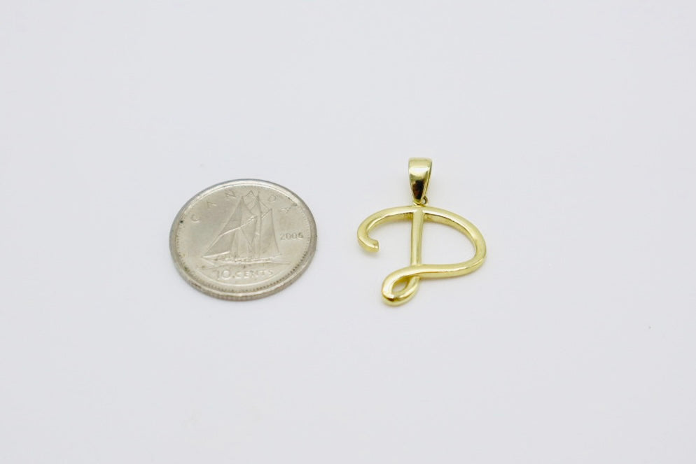 PENDENTIF LETTRE EN OR 10k ( A à Z)