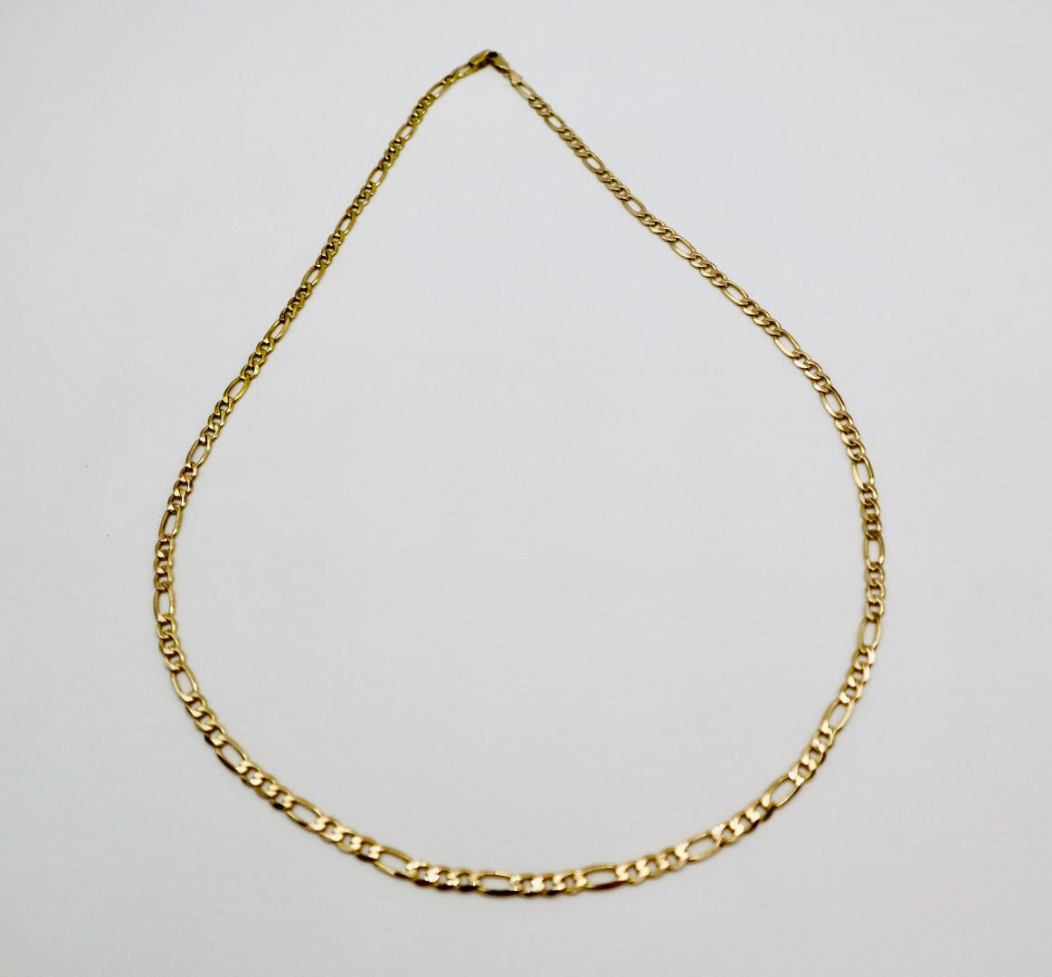 CHAINE FIGARO SOLIDE 14k