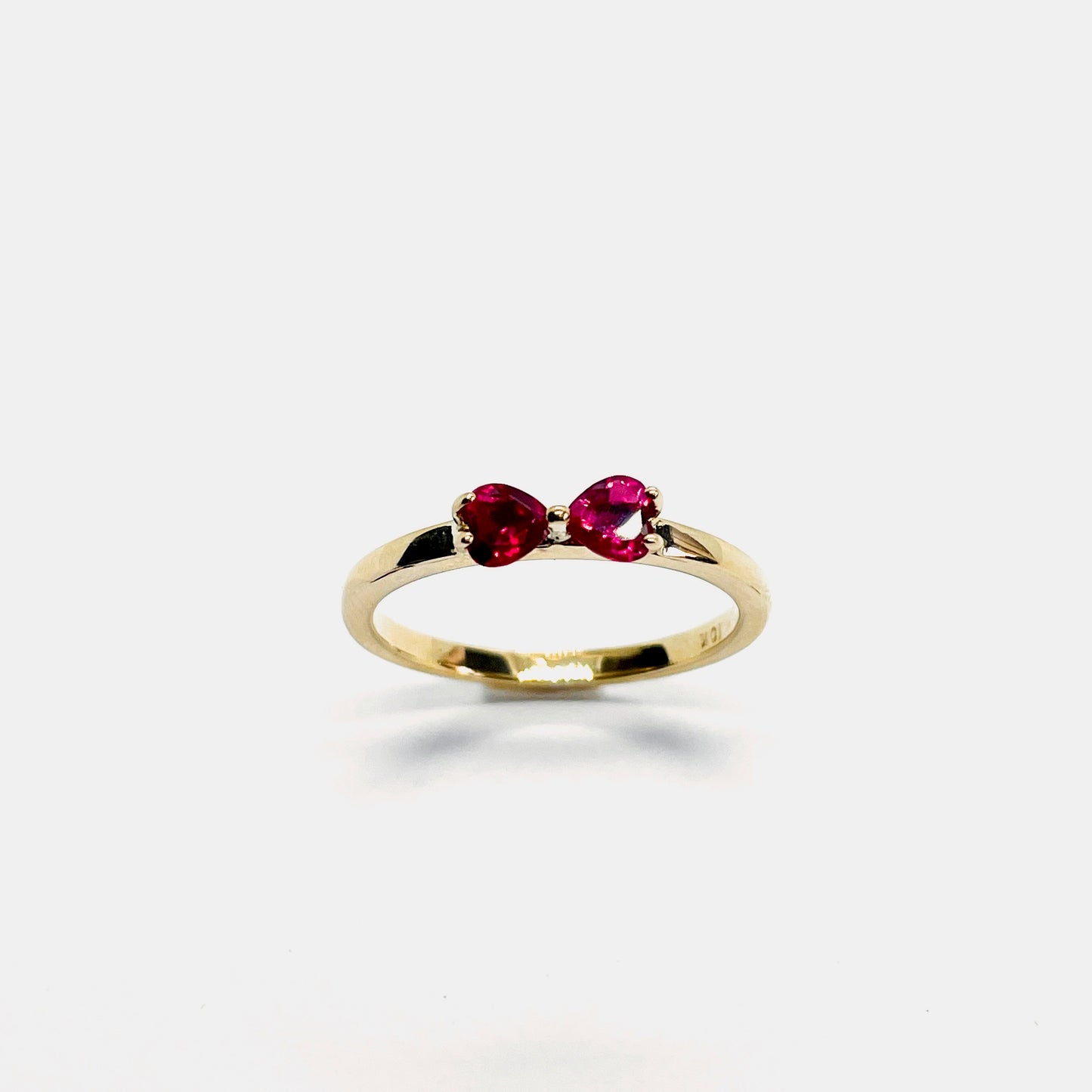 Bague Noeud Papillon Rouge