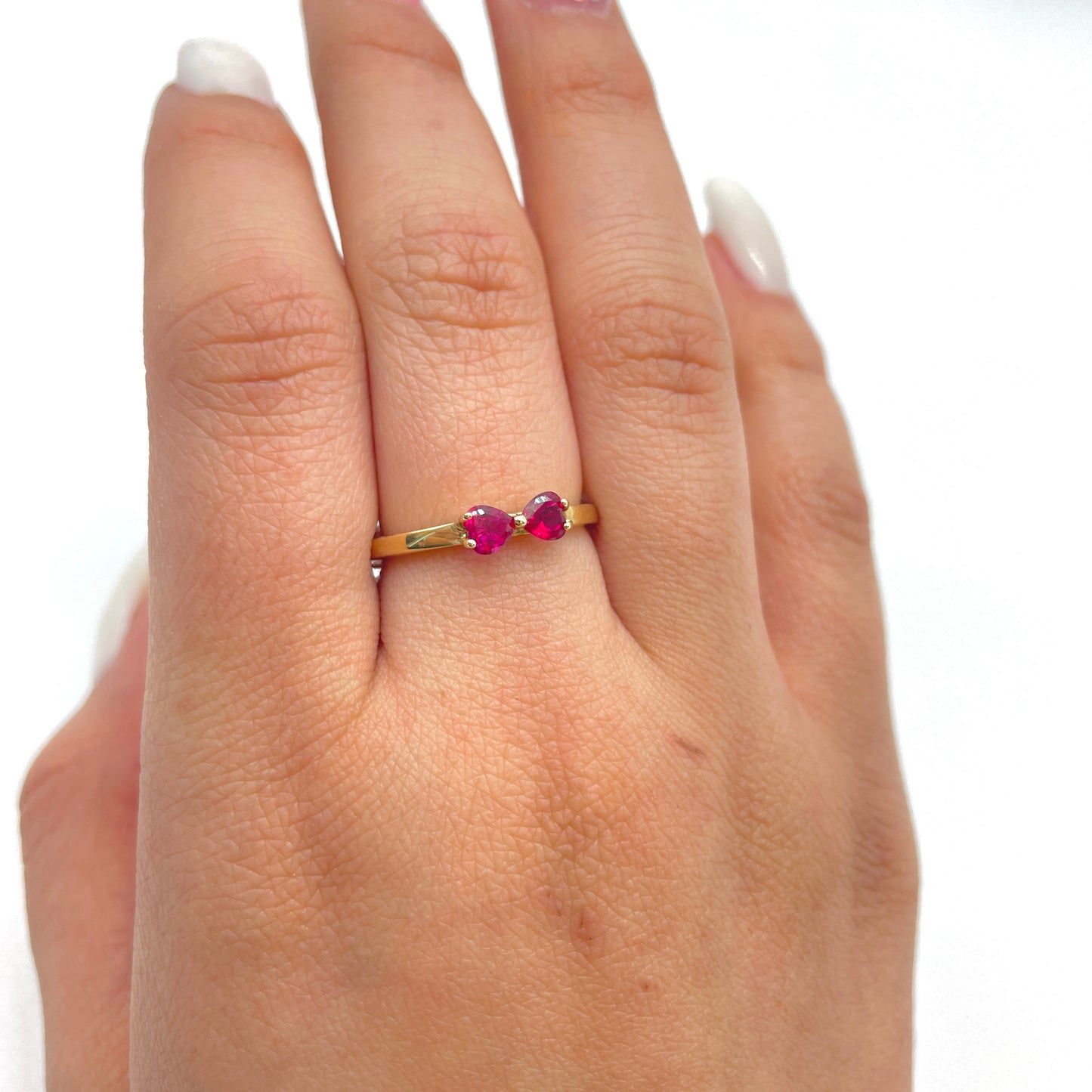Bague Noeud Papillon Rouge