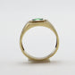 BAGUE HOMME VERTE EMERAUDE